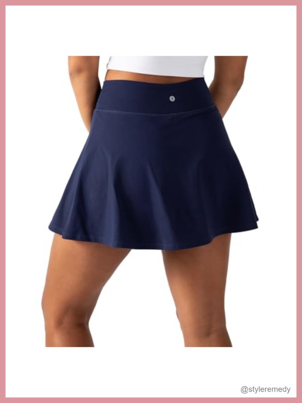 Active Skort with Built-in Shorts, High-Waist, UPF 50+
